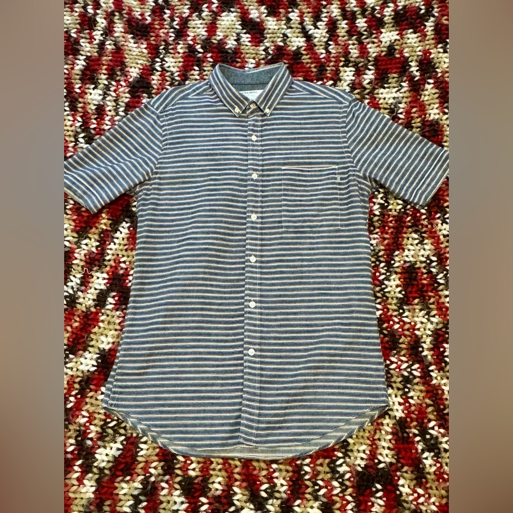 Patrick Ervell S/S 2014 Short Sleeve Button-up - Size Medium